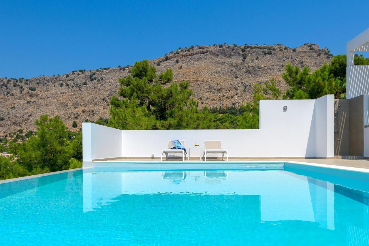 Villa Allegra With Pool In Pefkos, Lindos Area Pefki  Екстер'єр фото