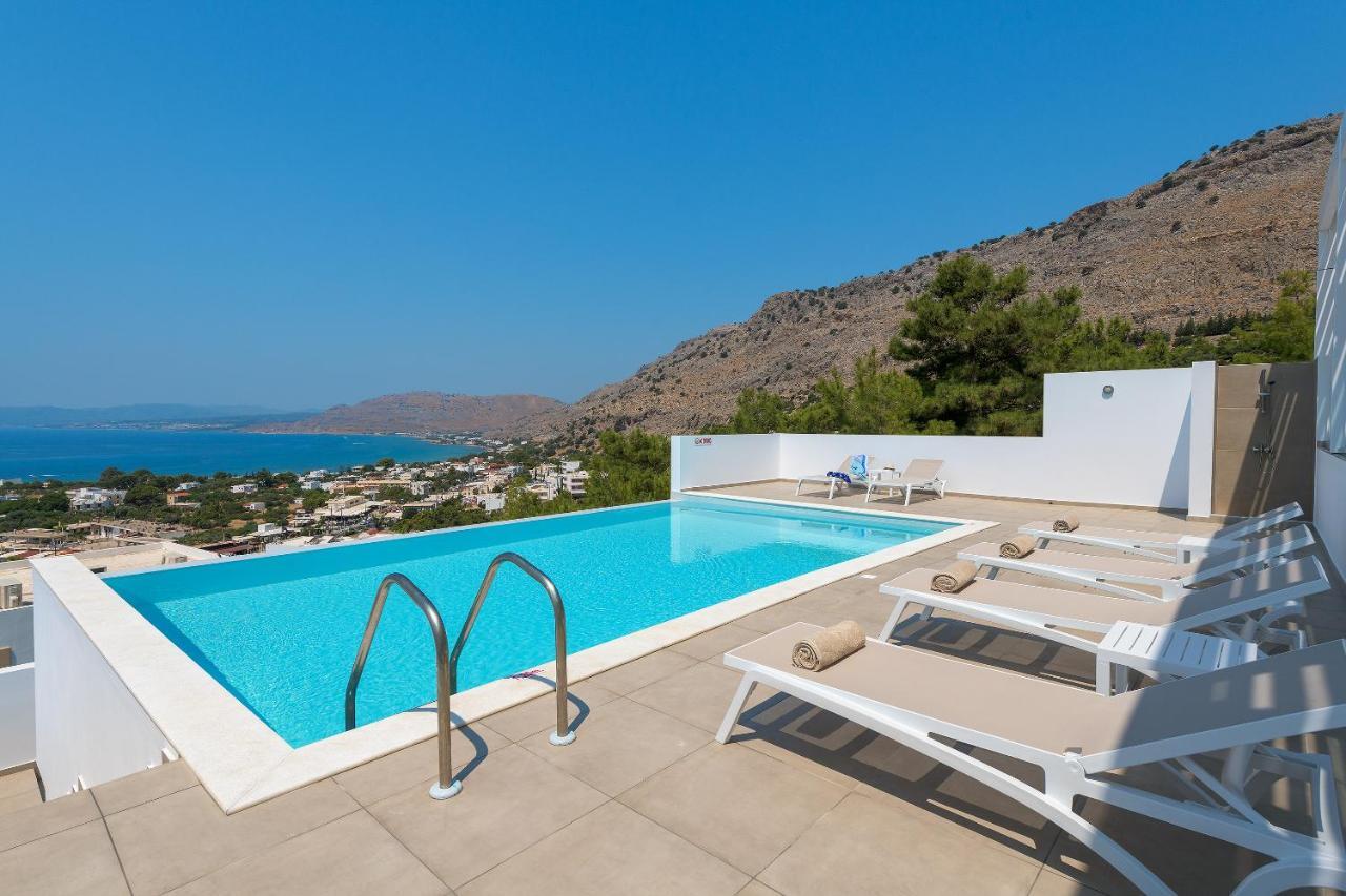 Villa Allegra With Pool In Pefkos, Lindos Area Pefki  Екстер'єр фото