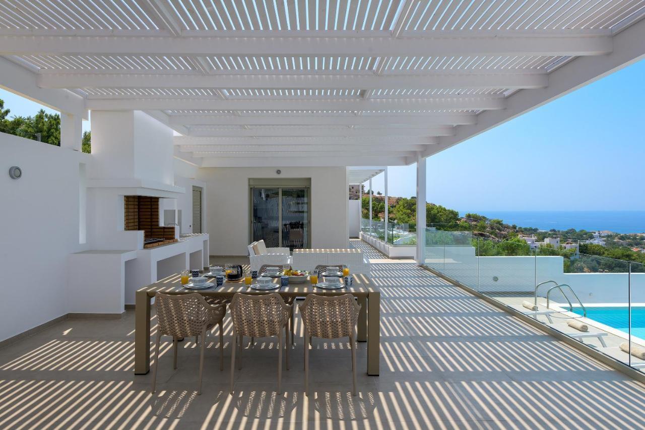 Villa Allegra With Pool In Pefkos, Lindos Area Pefki  Екстер'єр фото